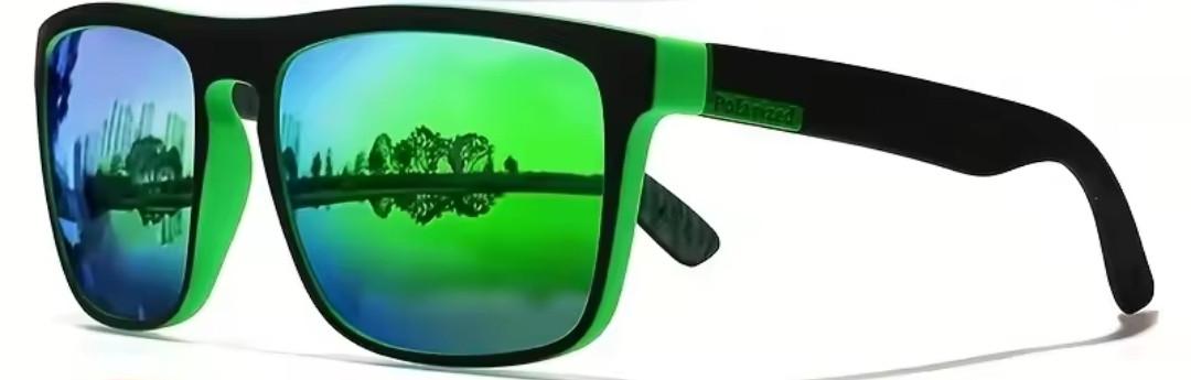 Солнцезащитные очки Polarized sun glasses Black/Green (34969544)