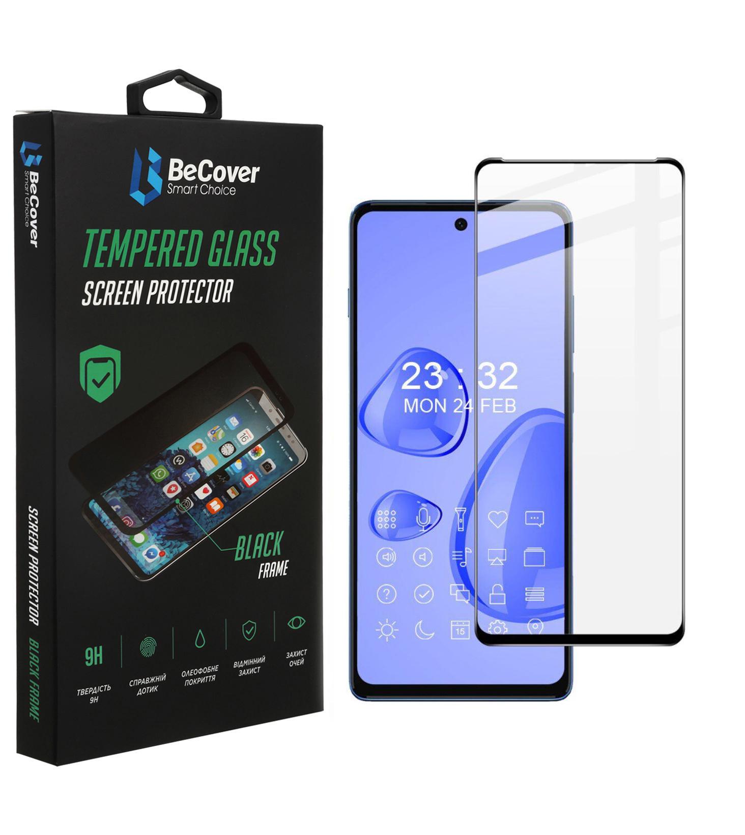 Захисне скло BeCover для Motorola Moto G200 Black (707242) - фото 5