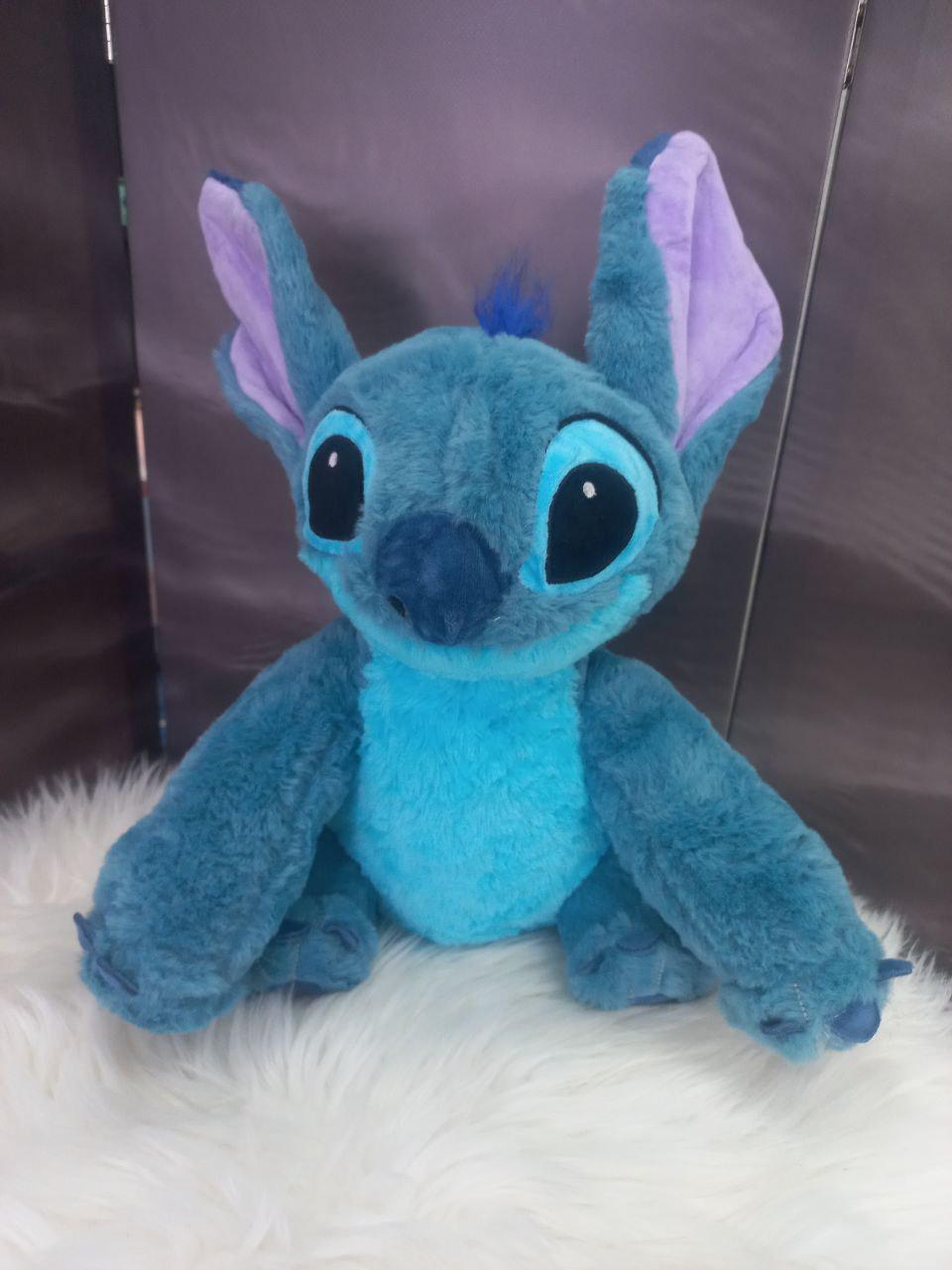 М'яка іграшка пухнастий Стіч з вушками персонажі Ліло та Стіч 40 см Синій (9061/40) - фото 2