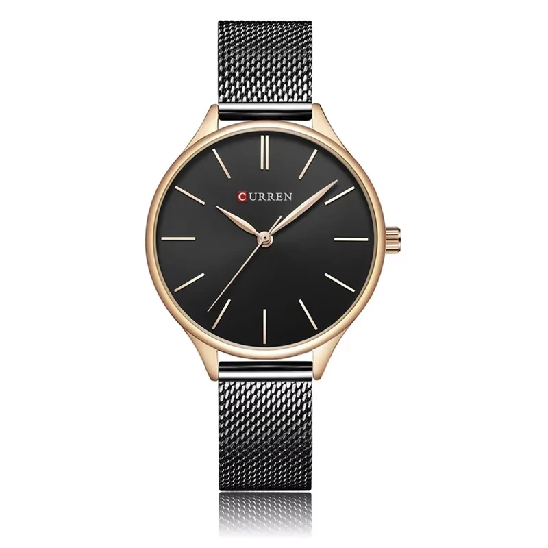 Наручний годинник Curren 9024 Black/Rose Gold