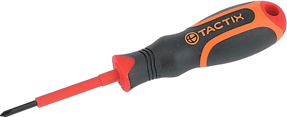 Викрутка Tactix 2x100 мм хрестова PH2 діелектрична (INSOTOTPH200100IT0)