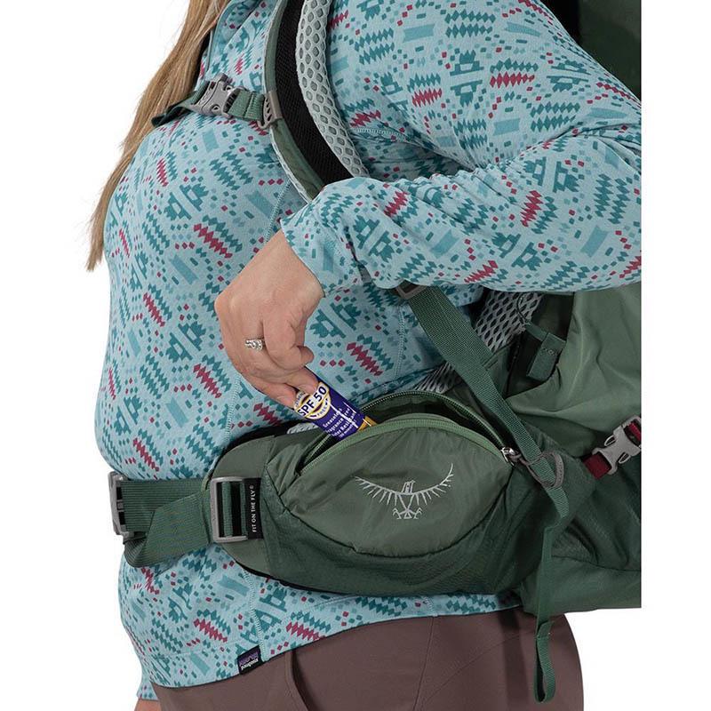 Туристический рюкзак Osprey Aura AG LT WM/L 50 л Koseret/Darjeeling Spring Green (009.3295) - фото 9