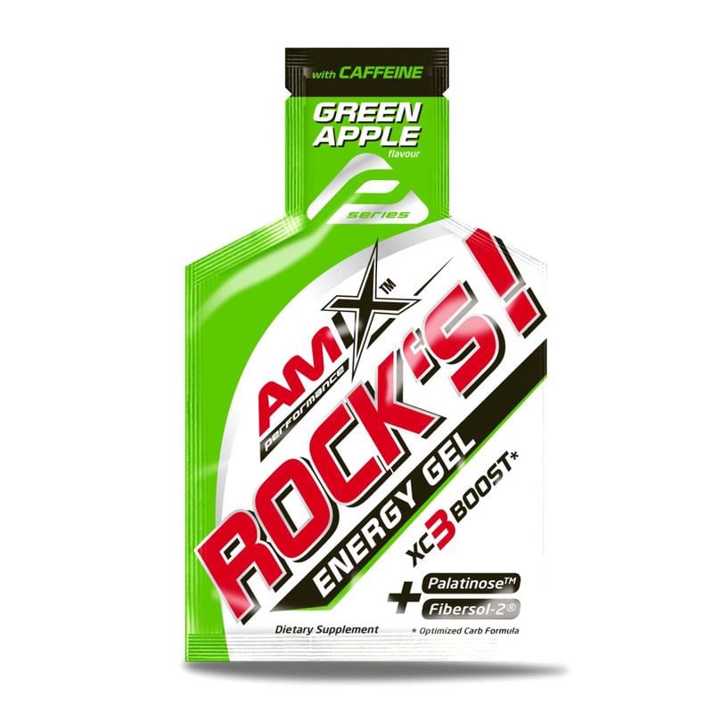 Энергетический гель AMIX Rock's Energy Gel 32 г Зеленое яблоко