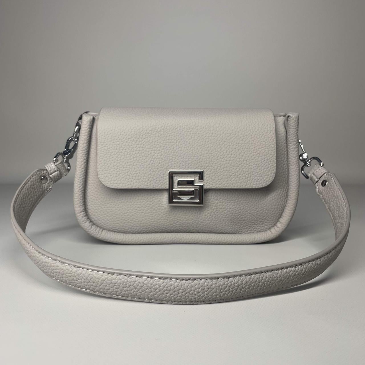 Женская сумка кросс-боди Alex&Mia с тыльным карманом и плечевым ремнем Серый (2536940593)