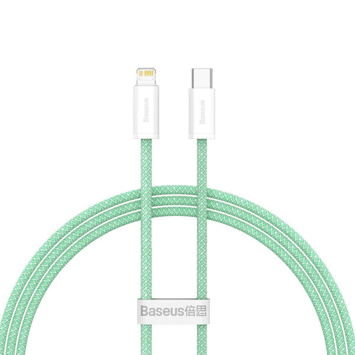 Кабель BASEUS Dynamic Series Cable Type-C to Lightning CALD000006 20W 1 м Green