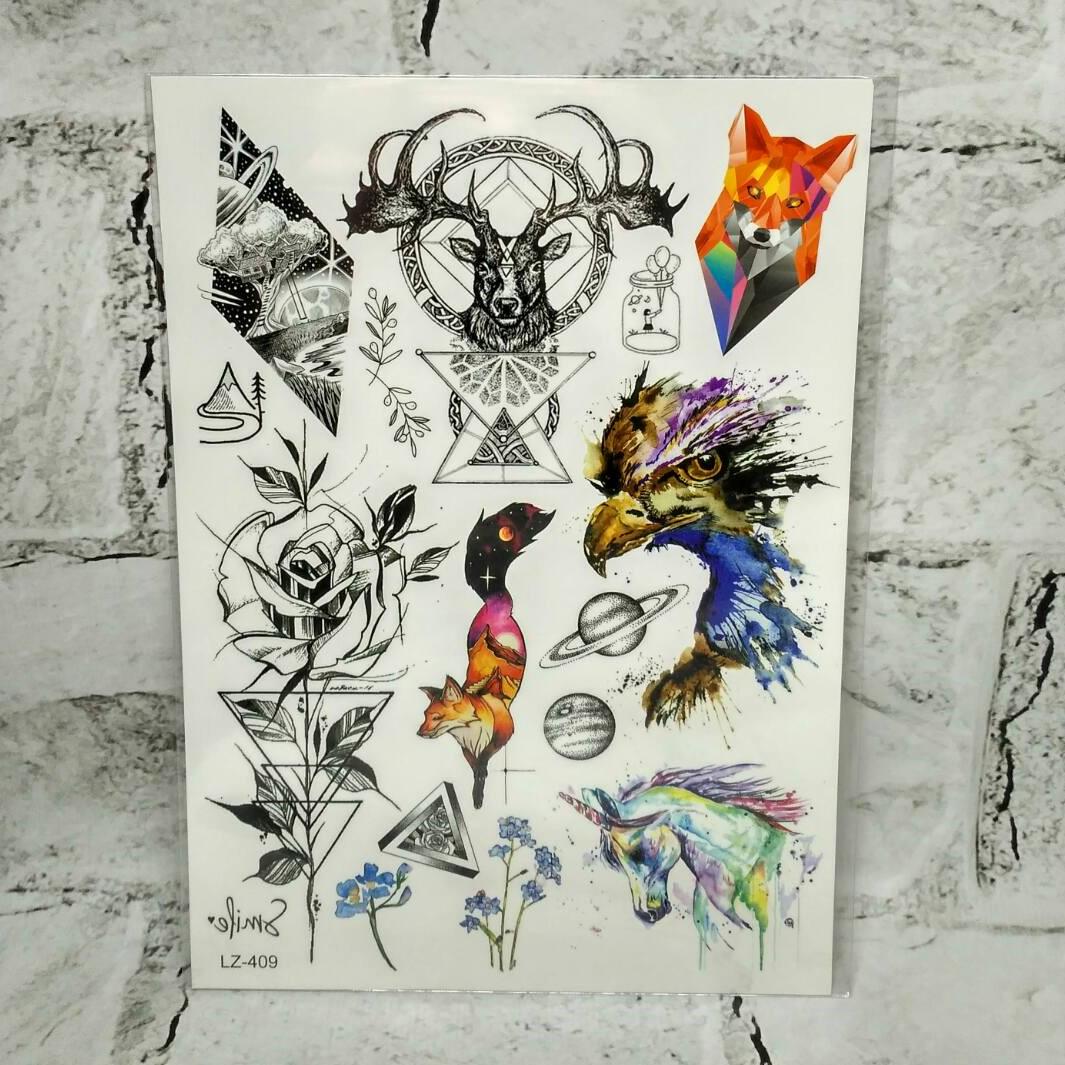 Временные тату Микс (LZ-409)