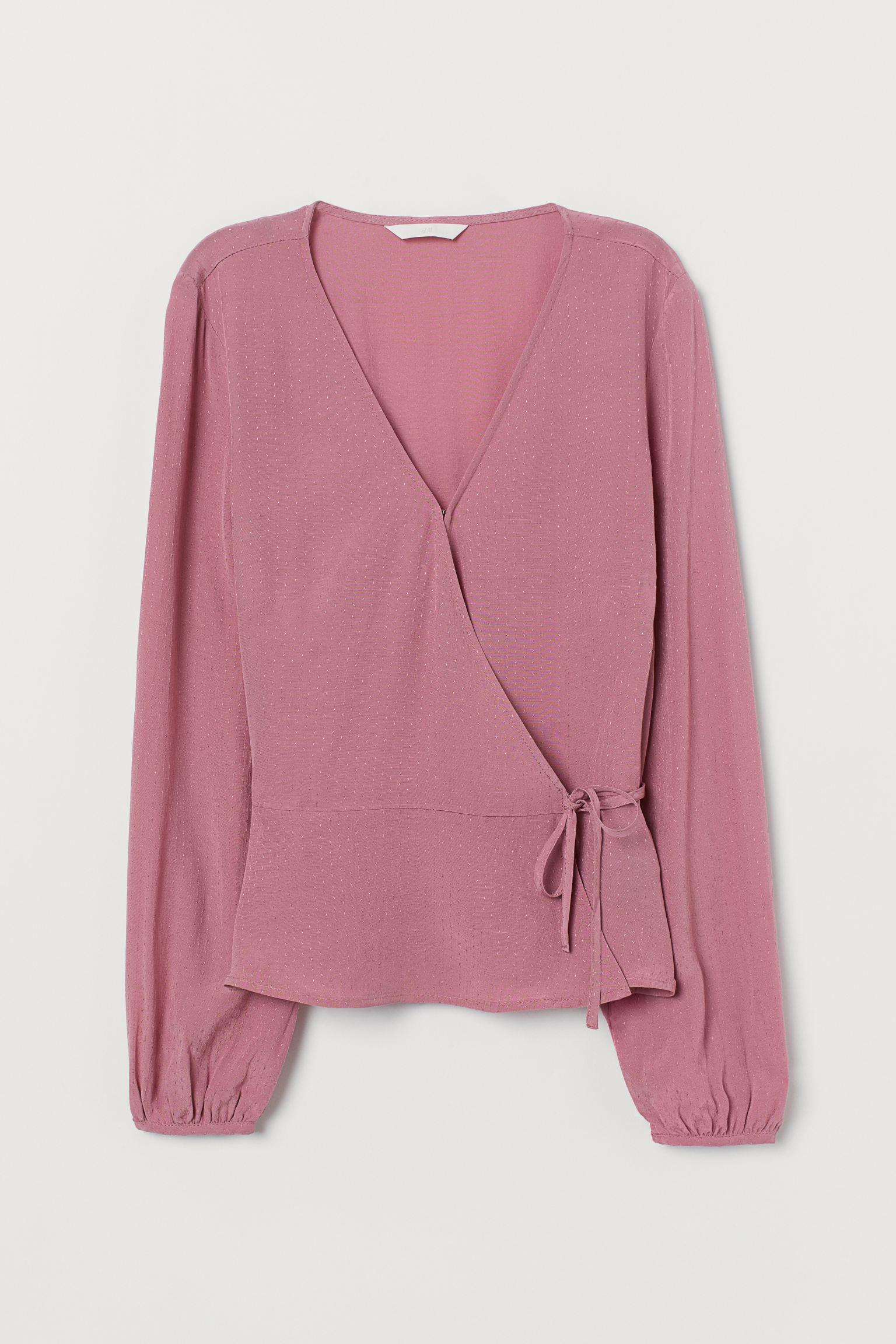 Блуза H&M р. 34 Розовый (4047488569)