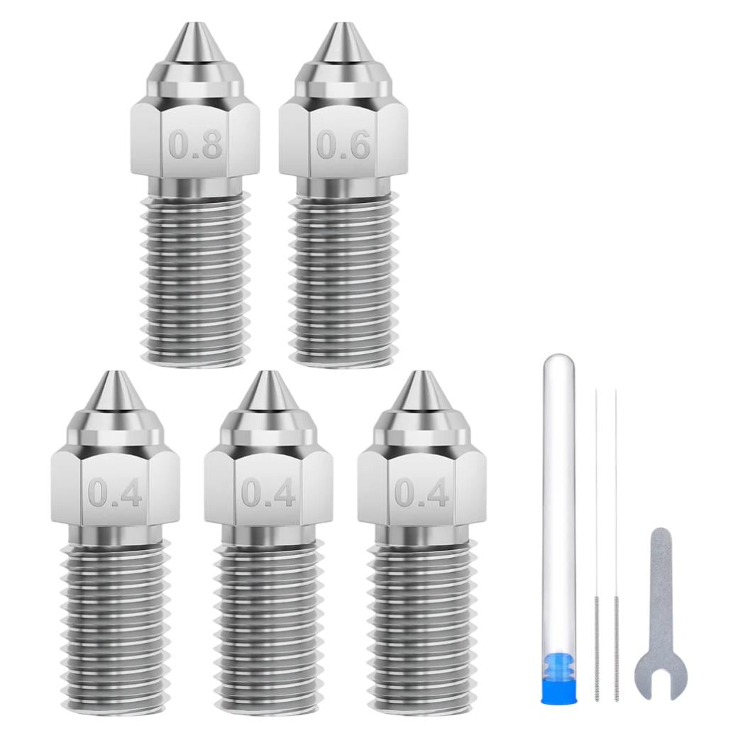 Набір сопел для ELEGOO Neptune 4/4 Pro з загартованої сталі (50.204.0058)