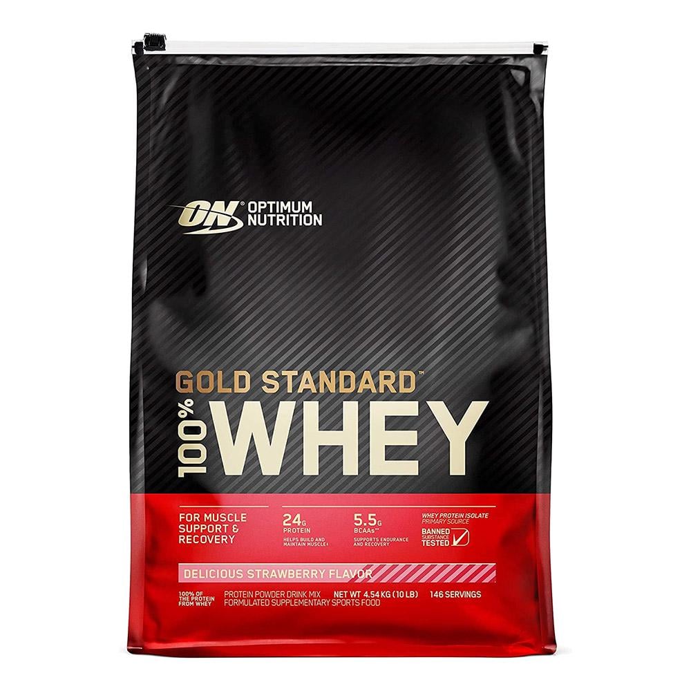 Протеин Optimum Nutrition Gold Standard Whey Delicious Strawberry 4,54 кг