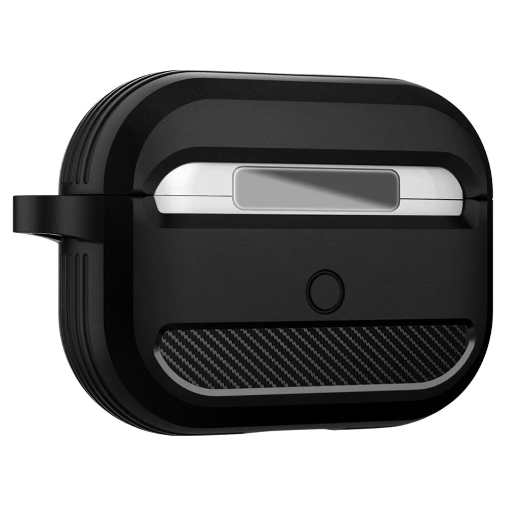 Чохол для навушників Spigen Rugged Armor for AirPods Pro, Black (ASD00540) - фото 5