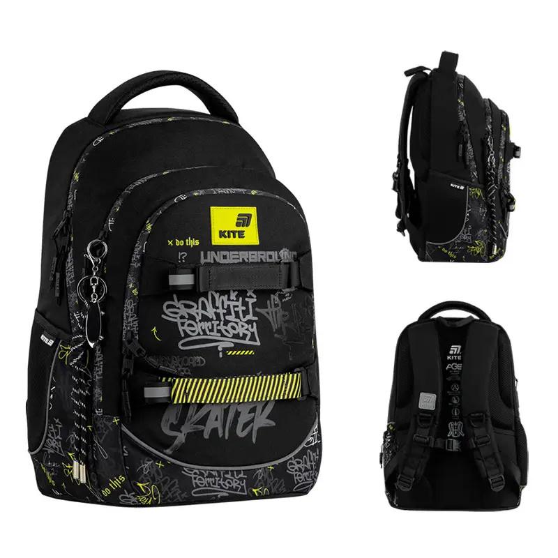 Школьный рюкзак KITE Education teens K26-727M-4 Graffiti с ортопедической спинкой (996195)