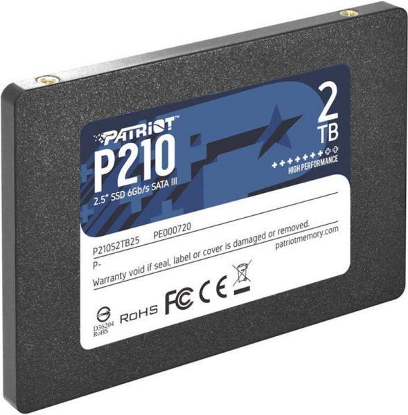 SSD-накопичувач Patriot P210 2TB 2,5" SATAIII TLC (P210S2TB25) - фото 3 SSD-накопичувач Patriot P210 2TB 2,5" SATAIII TLC (P210S2TB25) - фото 3