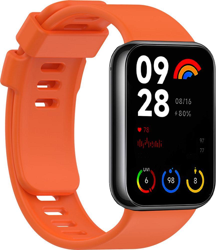 Ремешок Jsota для Xiaomi Smart Band 8 Pro силиконовый Orange (35142-2C)