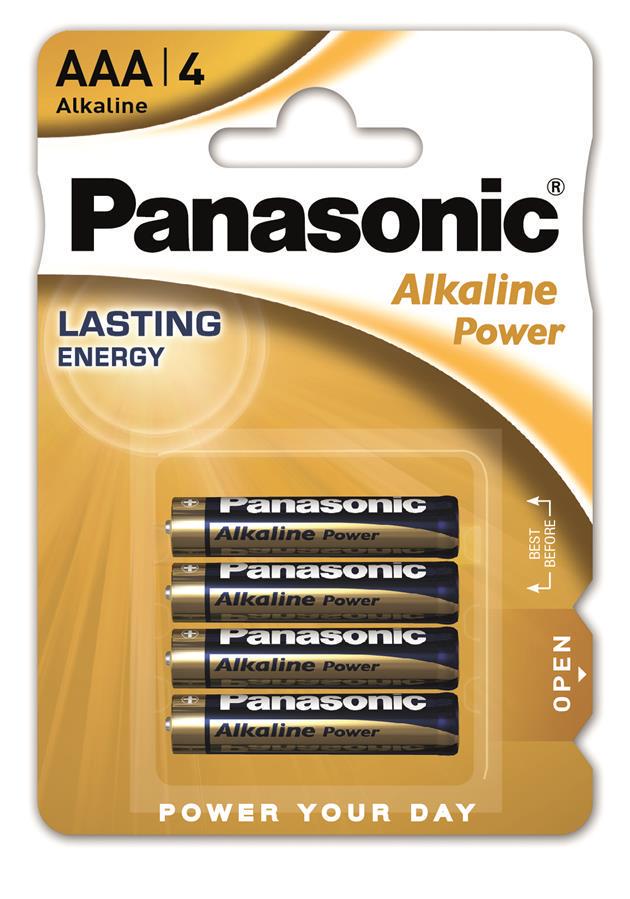 Батарейки Panasonic Alkaline Power AAA 4 шт. (ERC-LR03REB/4BPR)