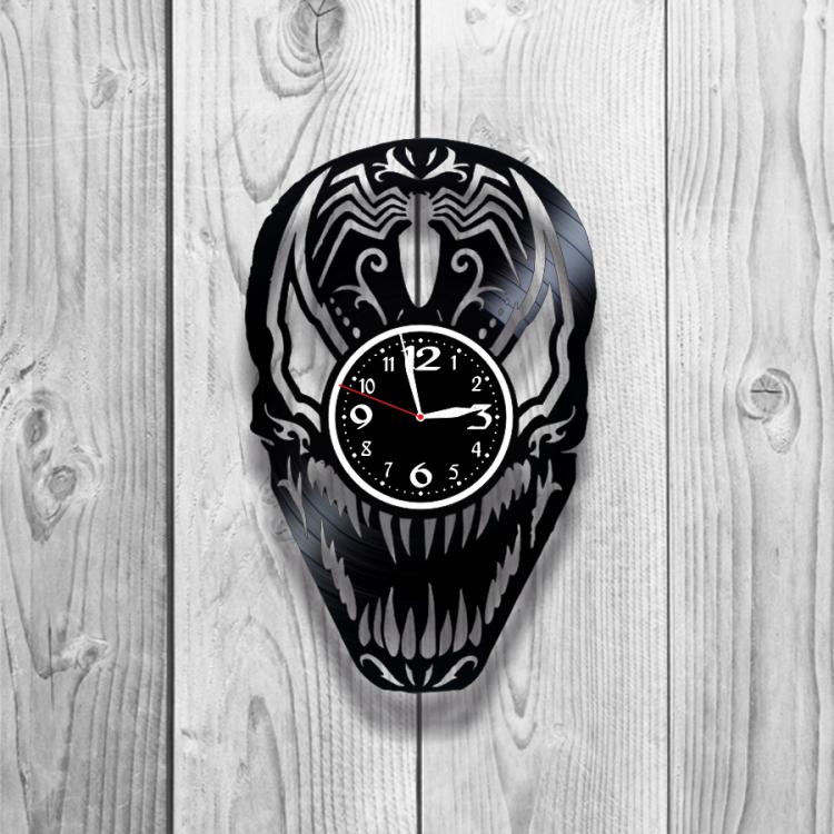 Годинник настінний Веном 0463 з вінилової платівки