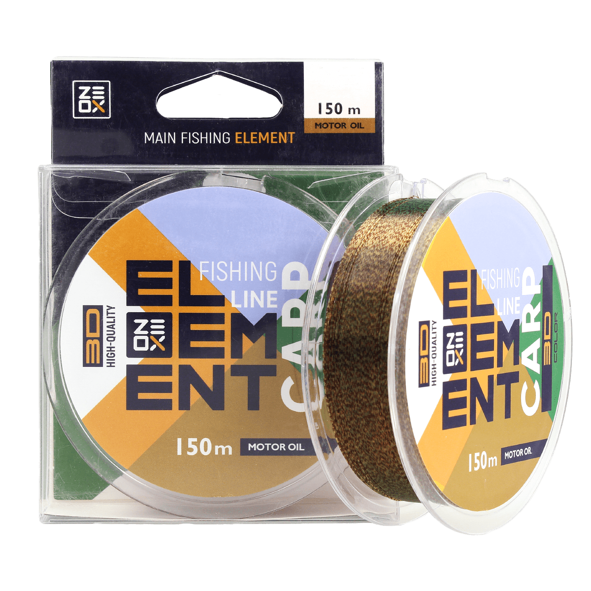 Леска Zeox 3D Element Carp 150 м 0,350 мм Motor Oil (1904338963)