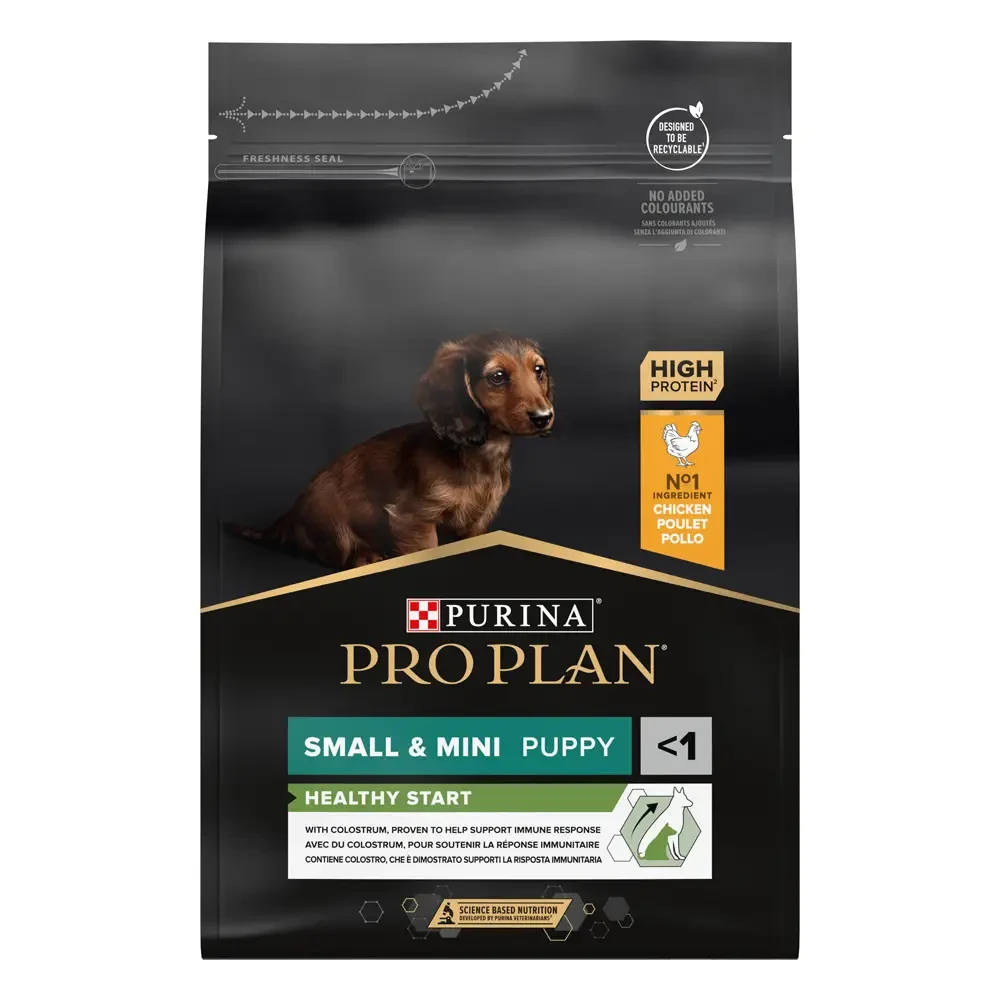 Сухой корм для щенков и молодых собак Pro Plan Puppy Small & Mini 3 кг курица