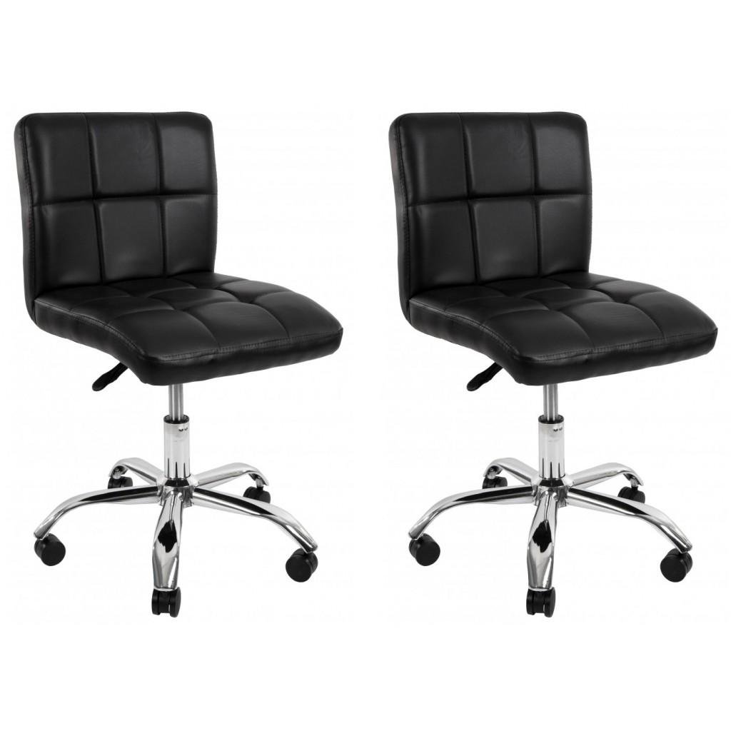 Кресло офисное на колесах Bonro B-532 черное (2шт)