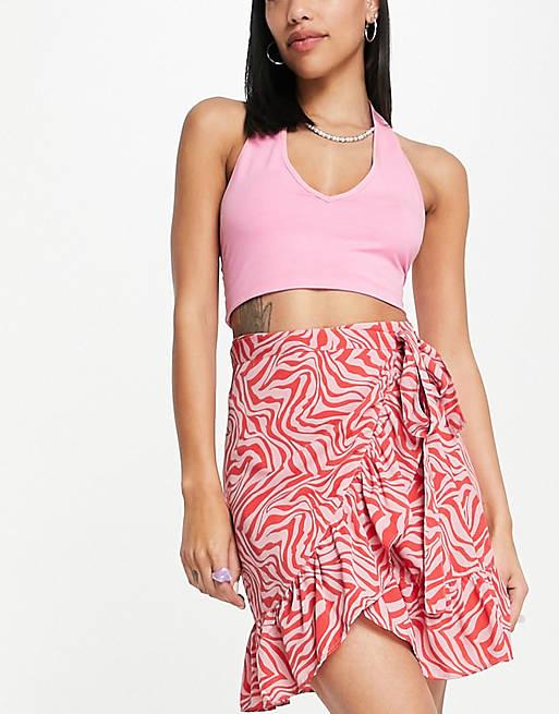 Юбка ONLY 15270315 р. 40 Красный Юбка ONLY 15270315 р. 40 Красный