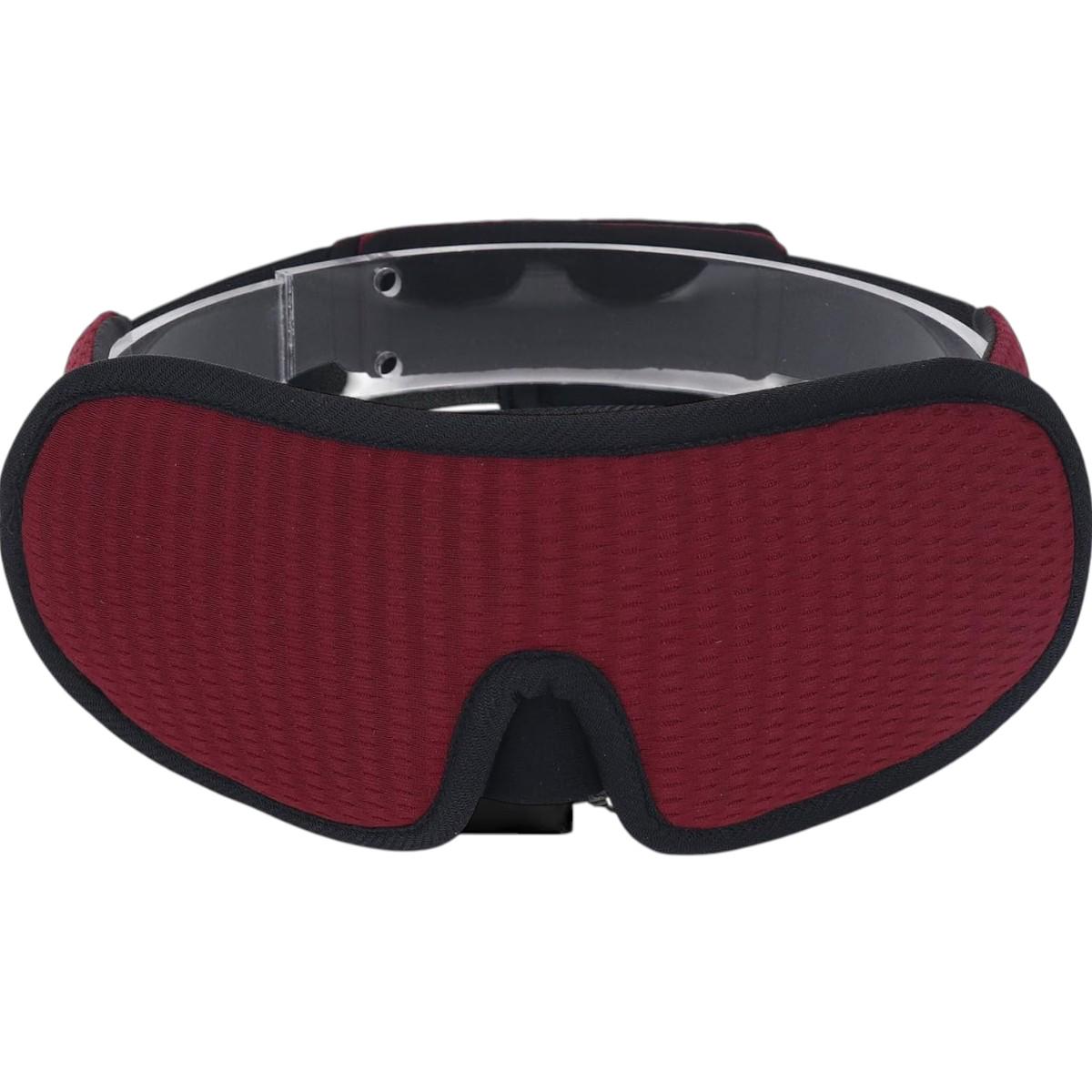 Маска для сна и отдыха Sleep Eye с дышащим эффектом 3D с берушами Бордовый - фото 4 Маска для сна и отдыха Sleep Eye с дышащим эффектом 3D с берушами Бордовый - фото 4