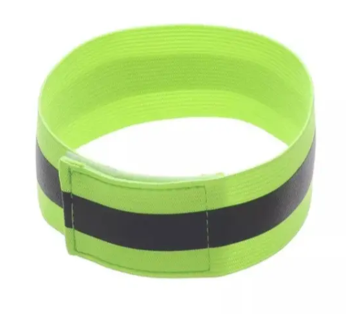 Светоотражающий браслет 4x35 см Зеленый (31050)