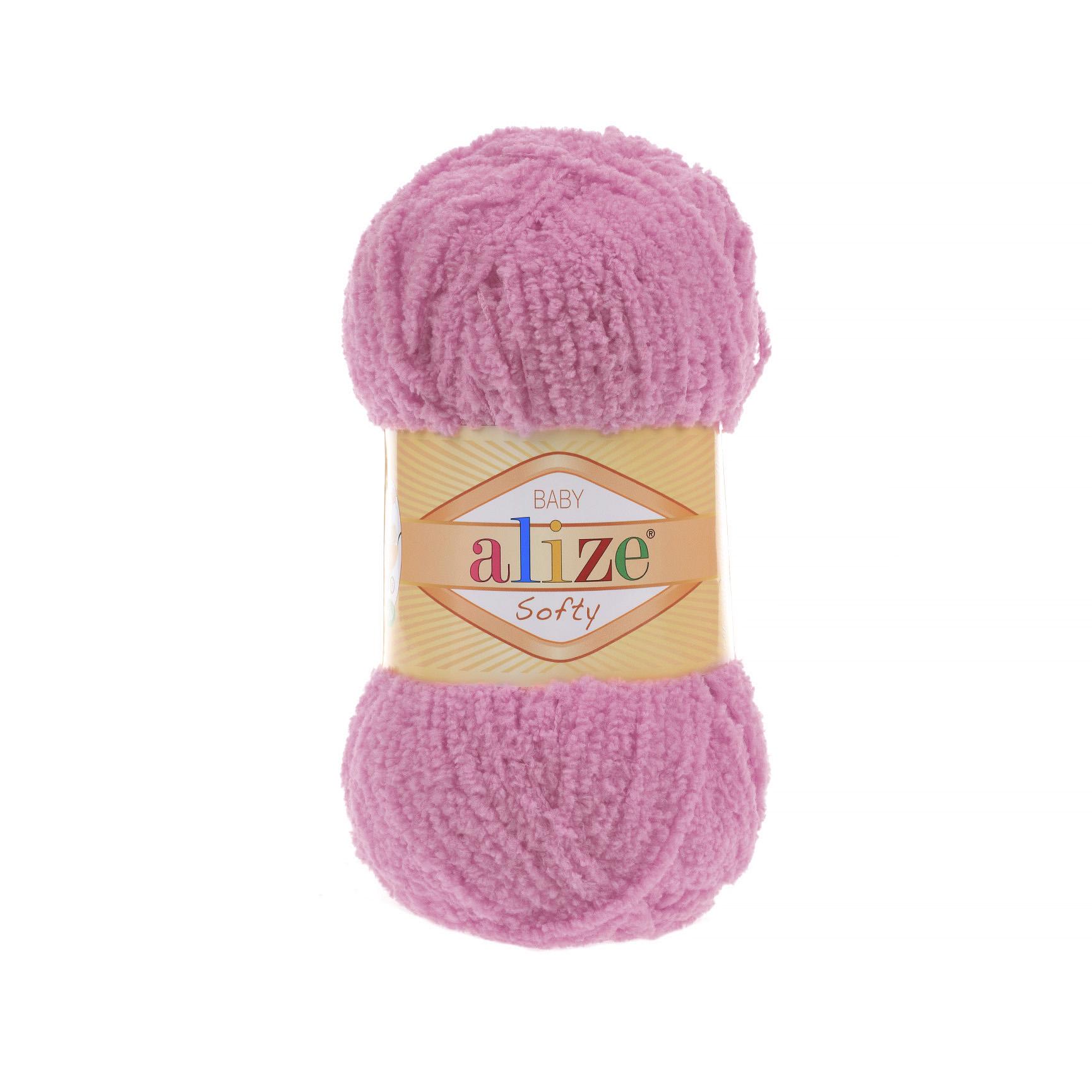 Пряжа Alize Softy 191 светло-розовый (2621)
