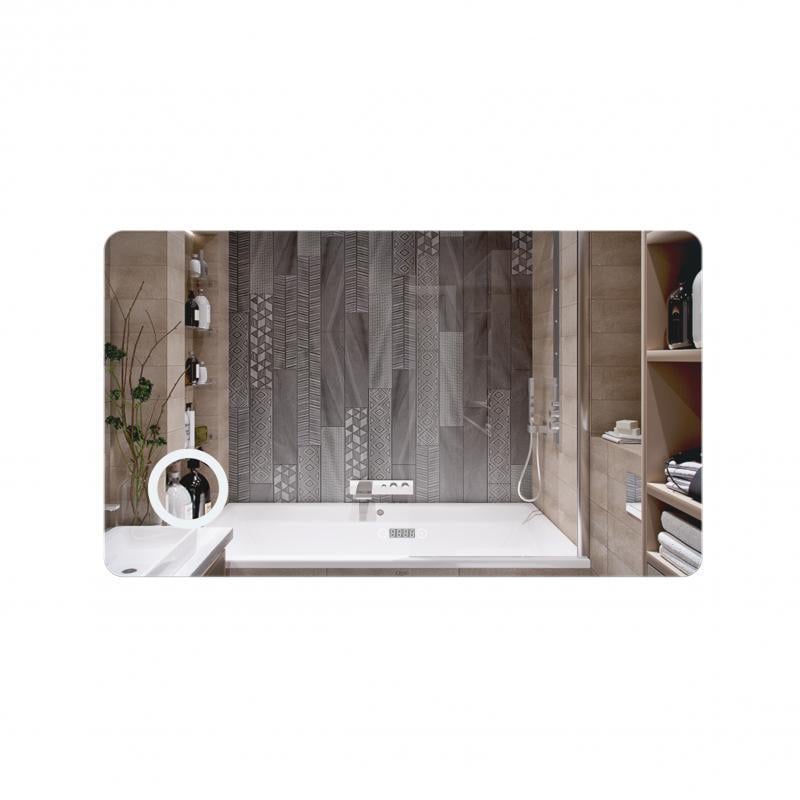 Зеркало для ванной комнаты Qtap Scorpio с LED-подсветкой 1200х700 мм (QT14781004W)