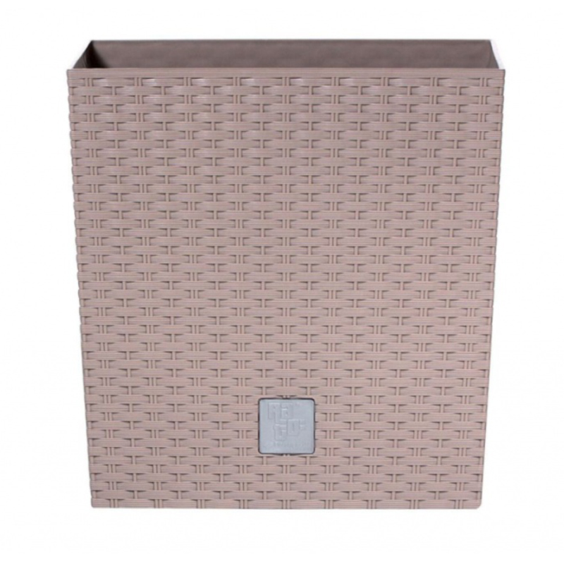 Горшок для цветов Prosperplast Rato со вставкой 2в1 Н-32,5 см Мокко (70895-7529)