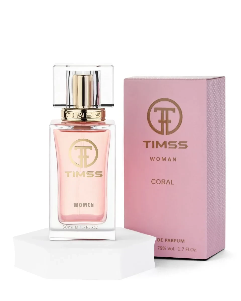 Парфюмированная вода женская TIMSS CORAL 50 мл (W405)