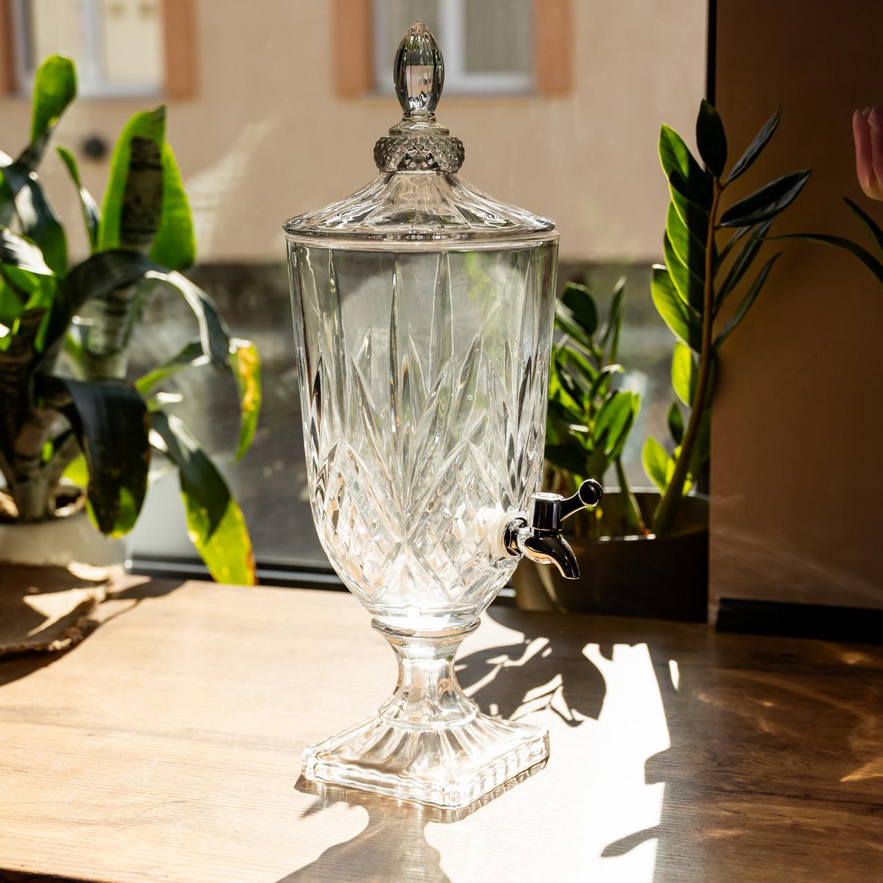 Лимонадница с краном стеклянная 3 л (HP-19-296)