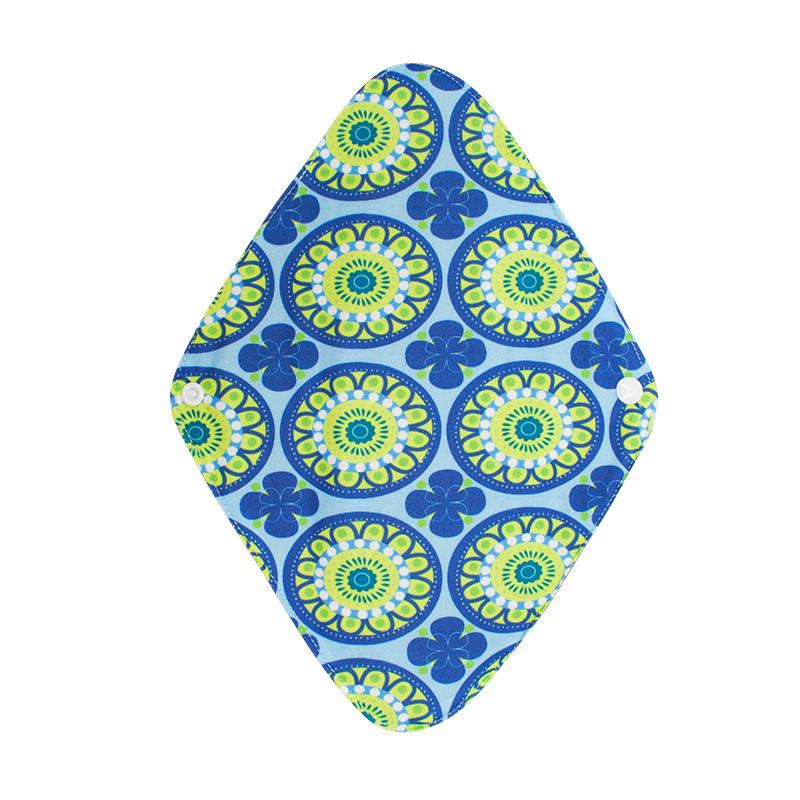 Багаторазові гігієнічні щоденні прокладки 1-3 краплі S 165 мм Блакитний