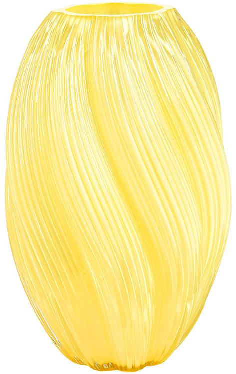 Ваза для цветов стеклянная Miranda 27 см Светло-желтый