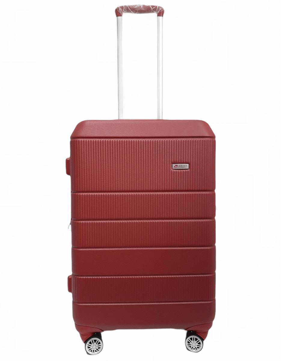 Валіза пластикова AIRTEX 937 середня Бордовий (Ap00026)