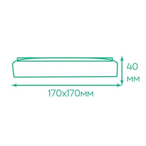 Светильник светодиодный квадратный Ardero 24 Вт 5000K Белый (AL709ARD 24w) - фото 3 Светильник светодиодный квадратный Ardero 24 Вт 5000K Белый (AL709ARD 24w) - фото 3