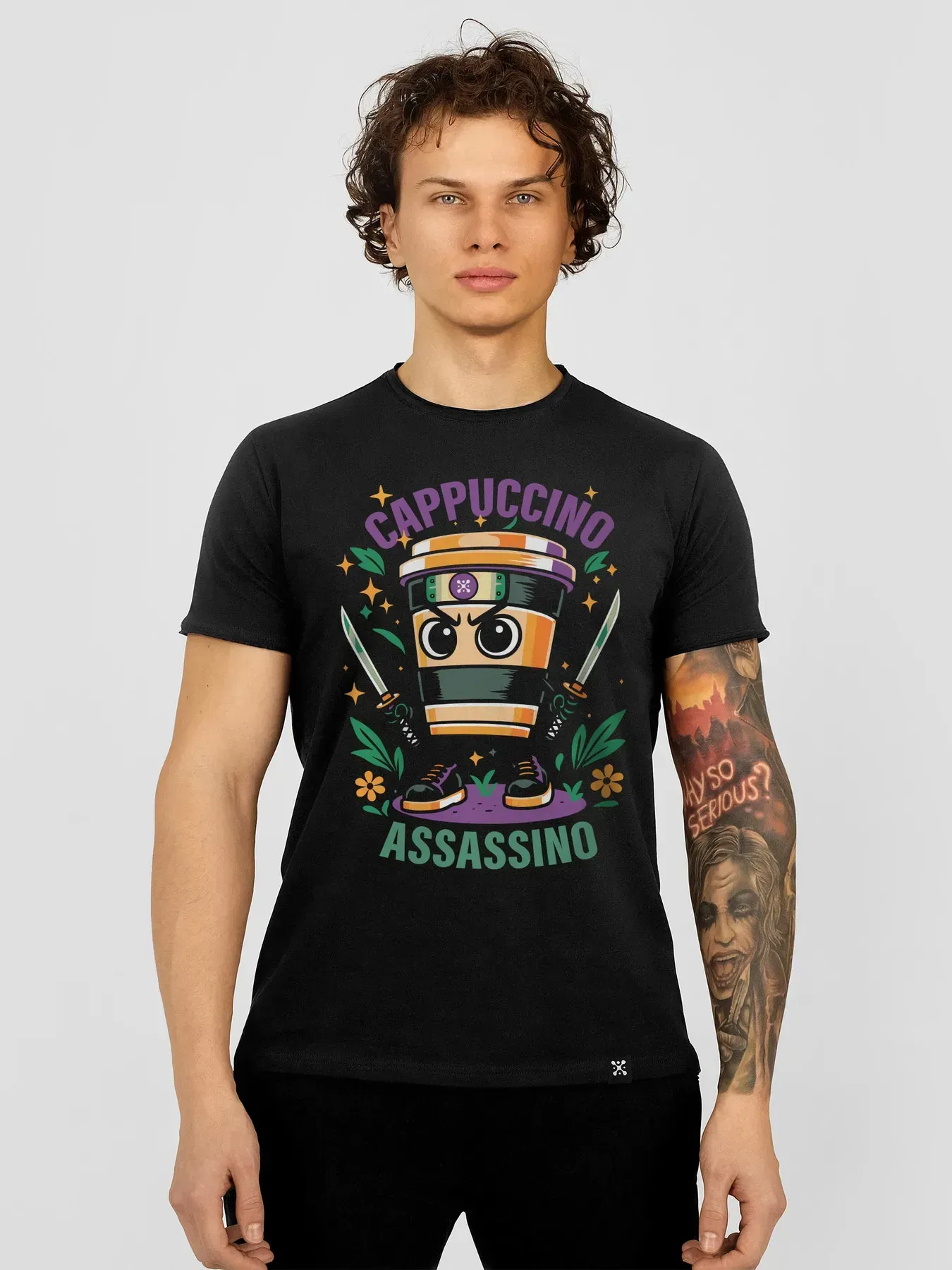 Футболка мужская Cappuccino Assassino 2XL Черный (27060532)