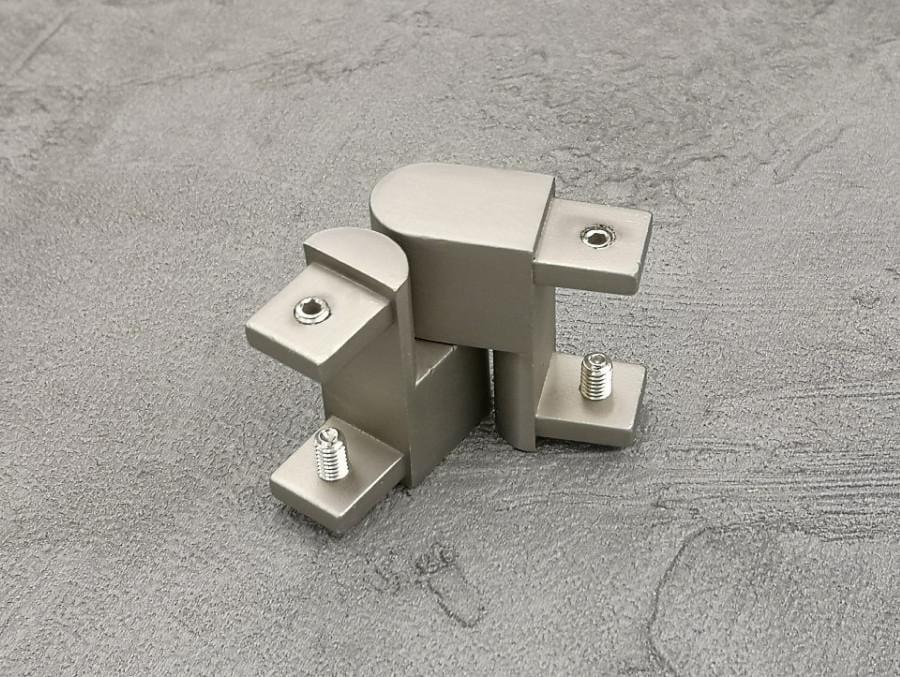 З'єднувач кутовий MARCIN DECOR Скарлайн матова сталь З'єднувач кутовий MARCIN DECOR Скарлайн матова сталь