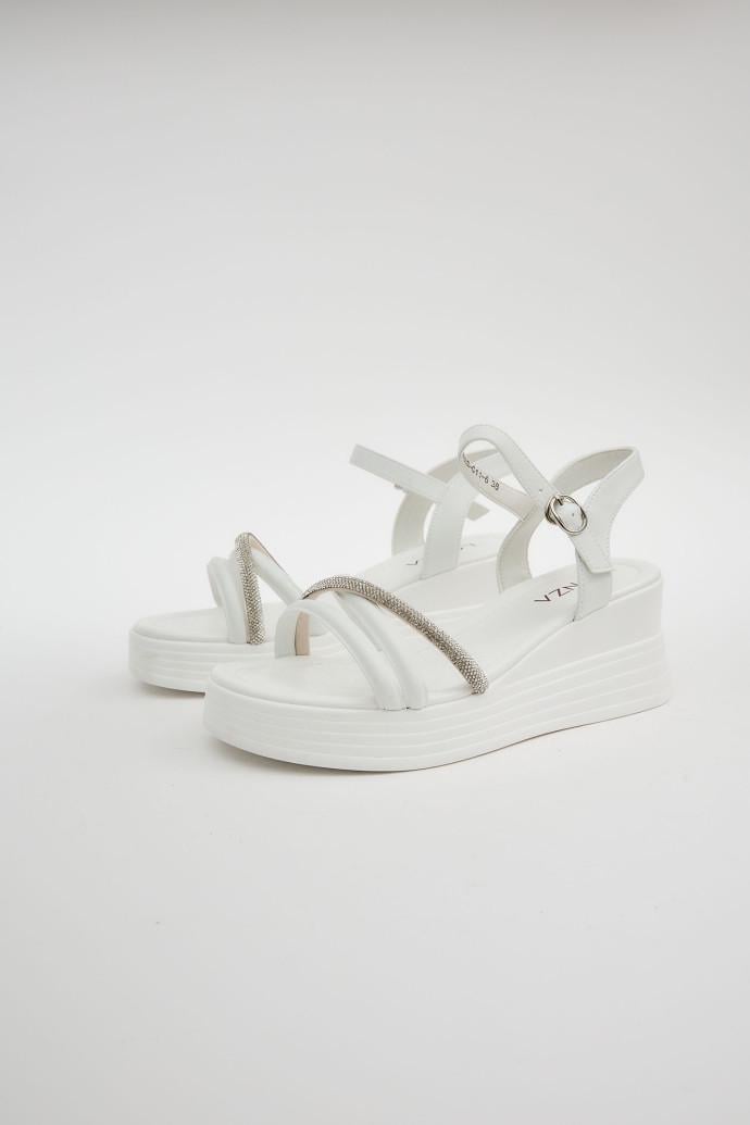 Босоніжки жіночі LONZA шкіряні р. 36 Білий (195806) - фото 5 Босоніжки жіночі LONZA шкіряні р. 36 Білий (195806) - фото 5