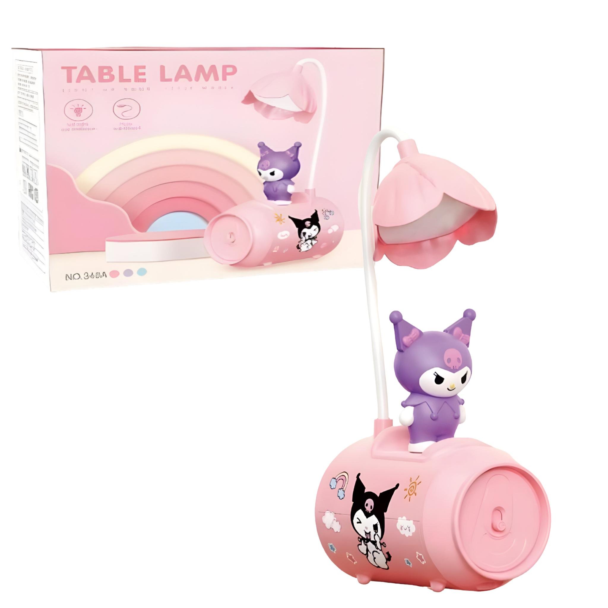 Настольная лампа Куроми баночка Розовый (348A) - фото 2 Настольная лампа Куроми баночка Розовый (348A) - фото 2