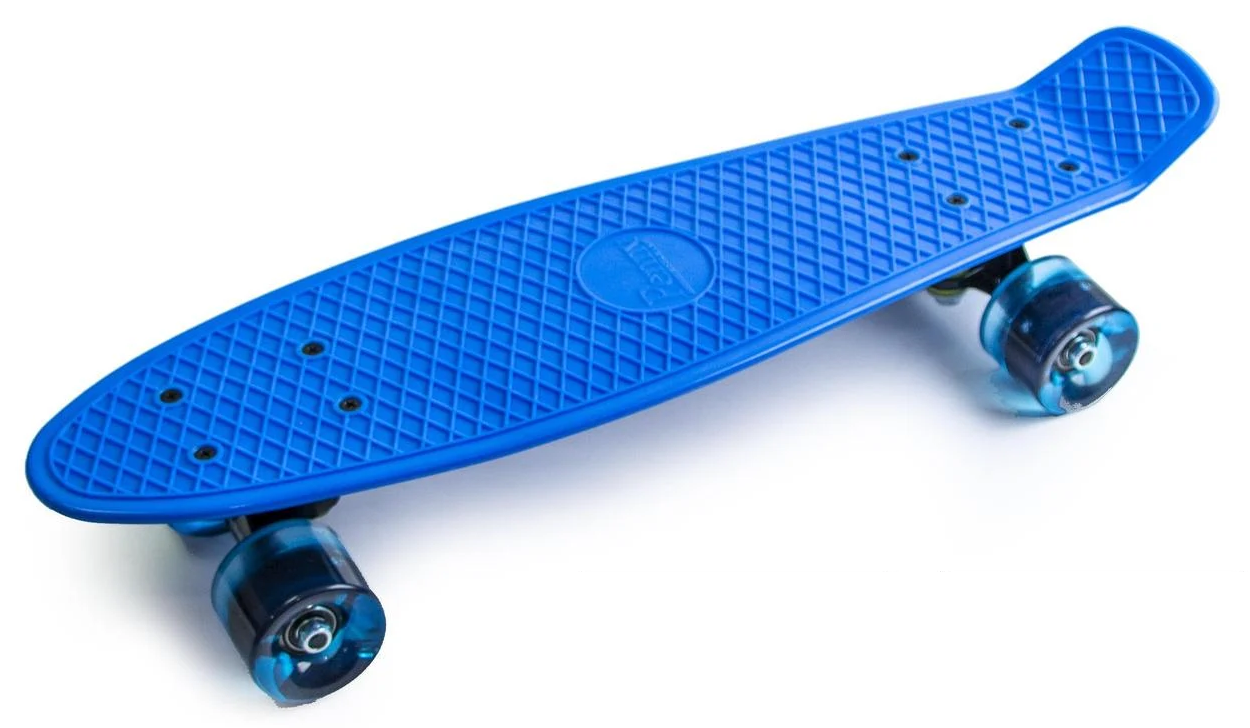 Пенніборд 22" світлові колеса Синій (2172059137) - фото 1