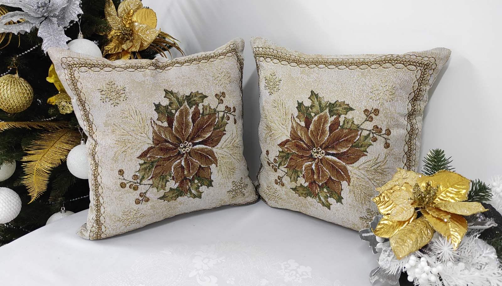 Набір новорічний 2 наволочки 45х45 St-161 Sari (CN11248)