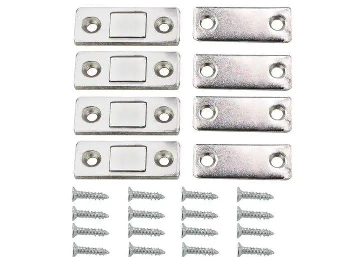 Магніти для закриття дверей шаф і комодів VALUE PACK 9436-2 металеві стійкі до корозії та іржі (opt-105217)