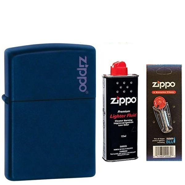 Зажигалка ZIPPO 239ZL Classic Navy Matte бензин/кремни Зажигалка ZIPPO 239ZL Classic Navy Matte бензин/кремни