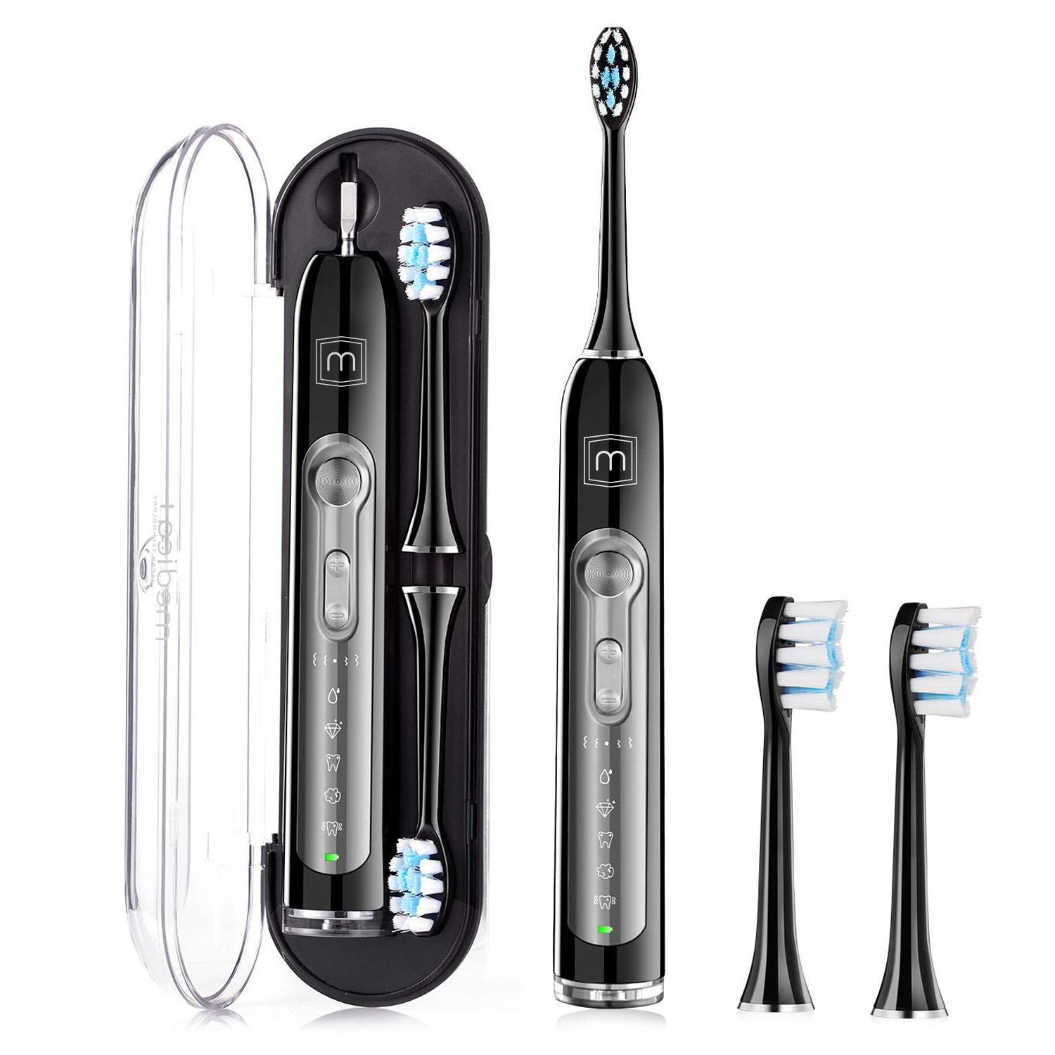 Насадки для ультразвуковой зубной щетки Medica+ Probrush 9.0 Ultasonic 4 шт. Black (50112) - фото 2