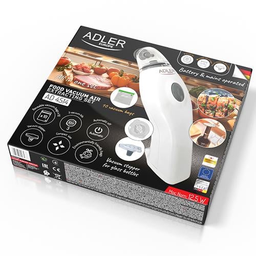 Вакуумный упаковщик Adler AD 4514 White (e0562978) - фото 15 Вакуумный упаковщик Adler AD 4514 White (e0562978) - фото 15