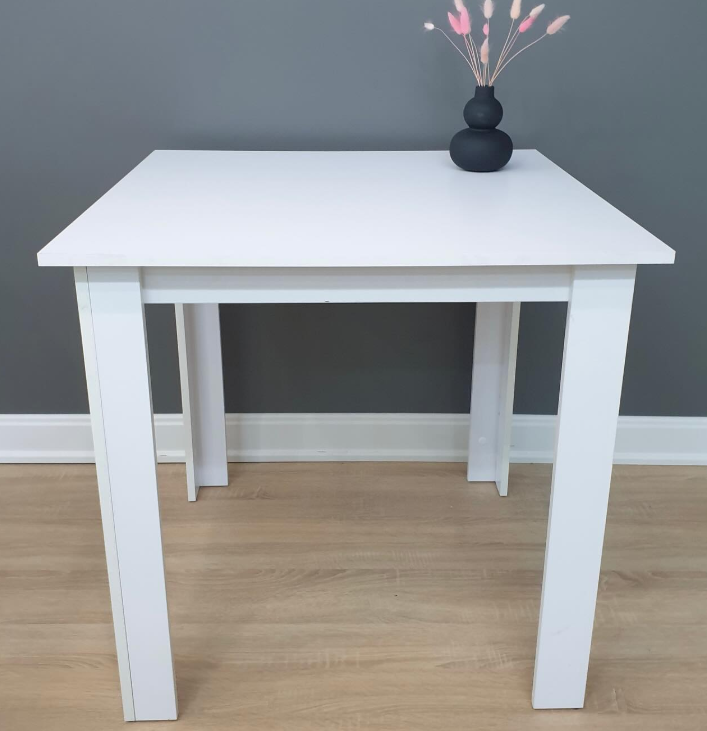 Стіл обідній Amik 800х800х770 мм Білий - фото 1 Стіл обідній Amik 800х800х770 мм Білий - фото 1