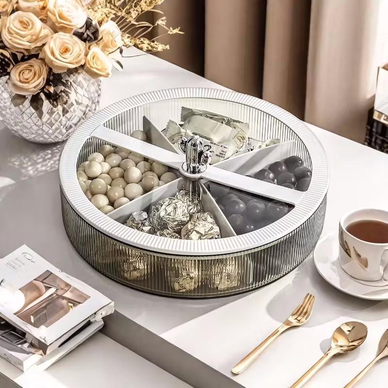 Органайзер круглий герметичний для горіхів/сухофруктів/закусок і сервірування Moolo 25,5 см з кришкою - фото 5 Органайзер круглий герметичний для горіхів/сухофруктів/закусок і сервірування Moolo 25,5 см з кришкою - фото 5