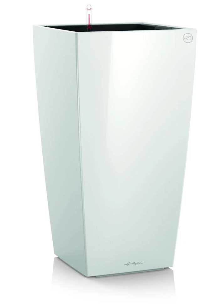 Вазон Lechuza Cubico 30 см Белый (A-013689)