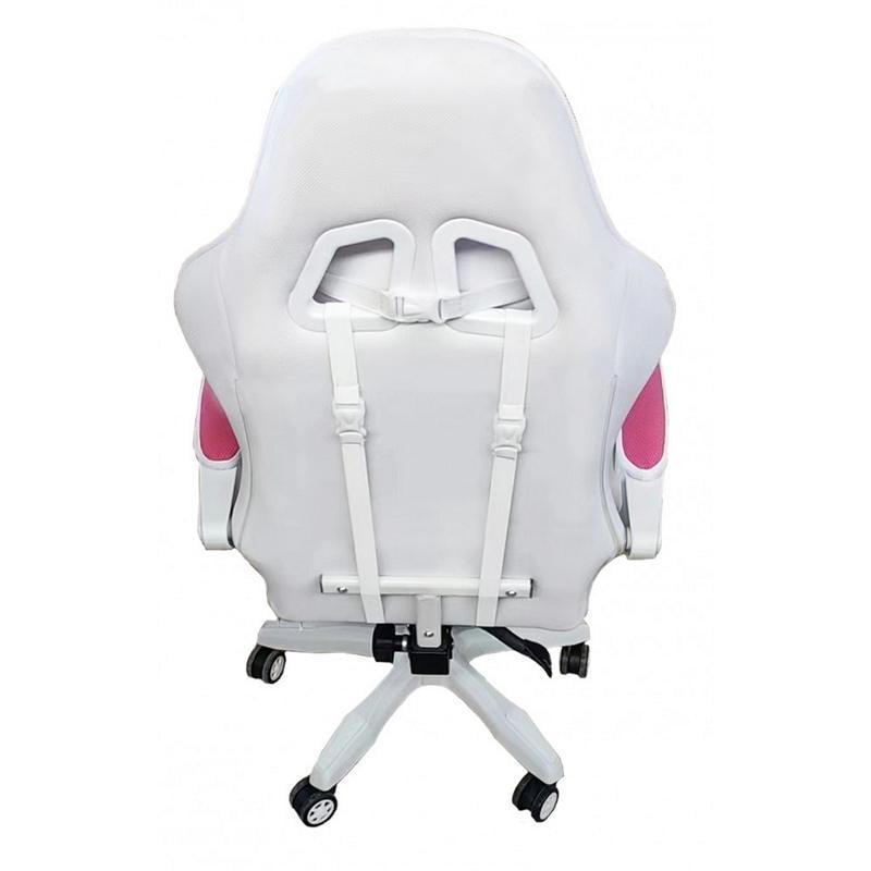 Кресло геймерское Розово-белый - фото 4 Кресло геймерское Розово-белый - фото 4