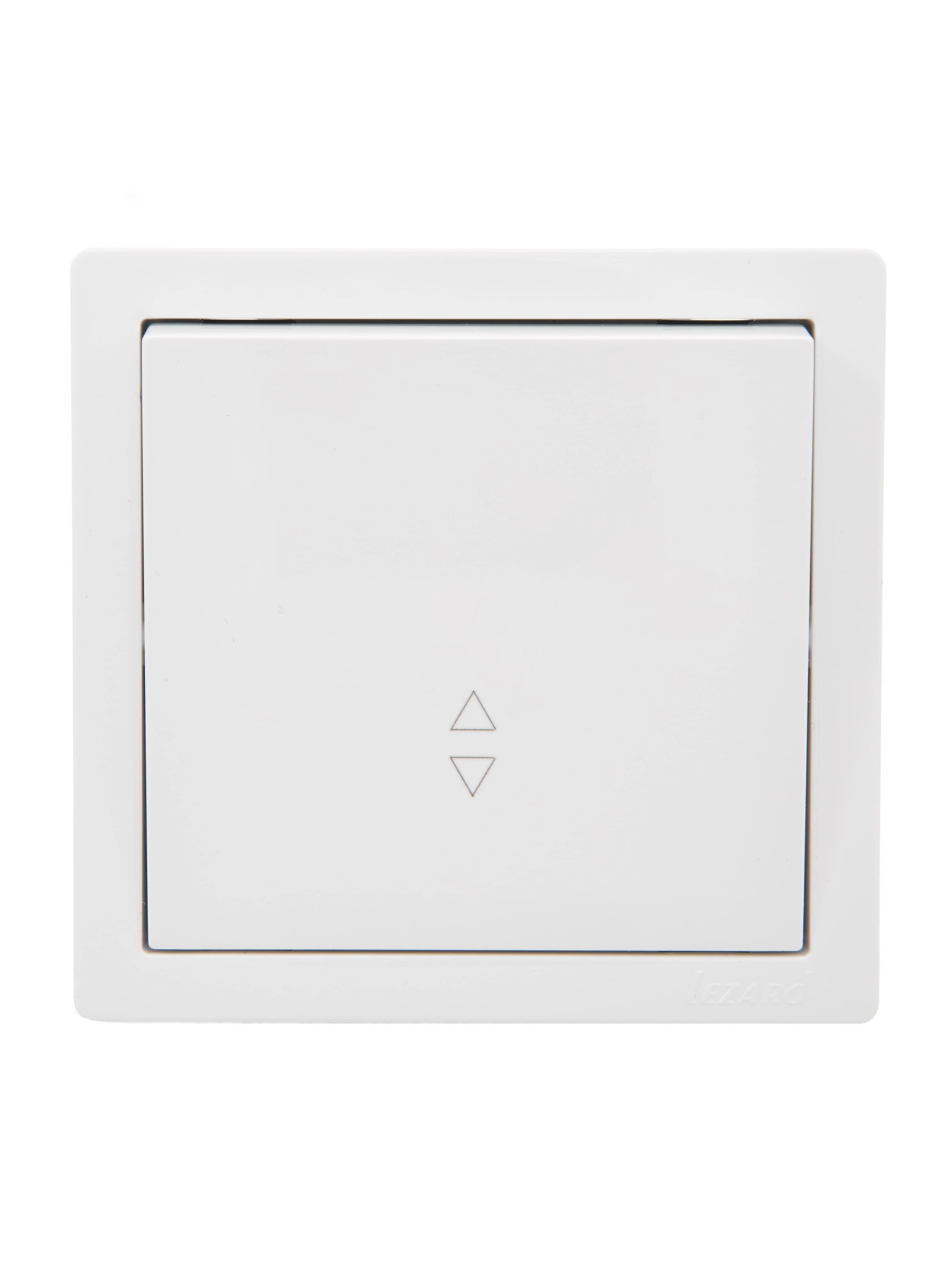 Выключатель одноклавишный Lezard LETO проходной Белый (752-0200-105)