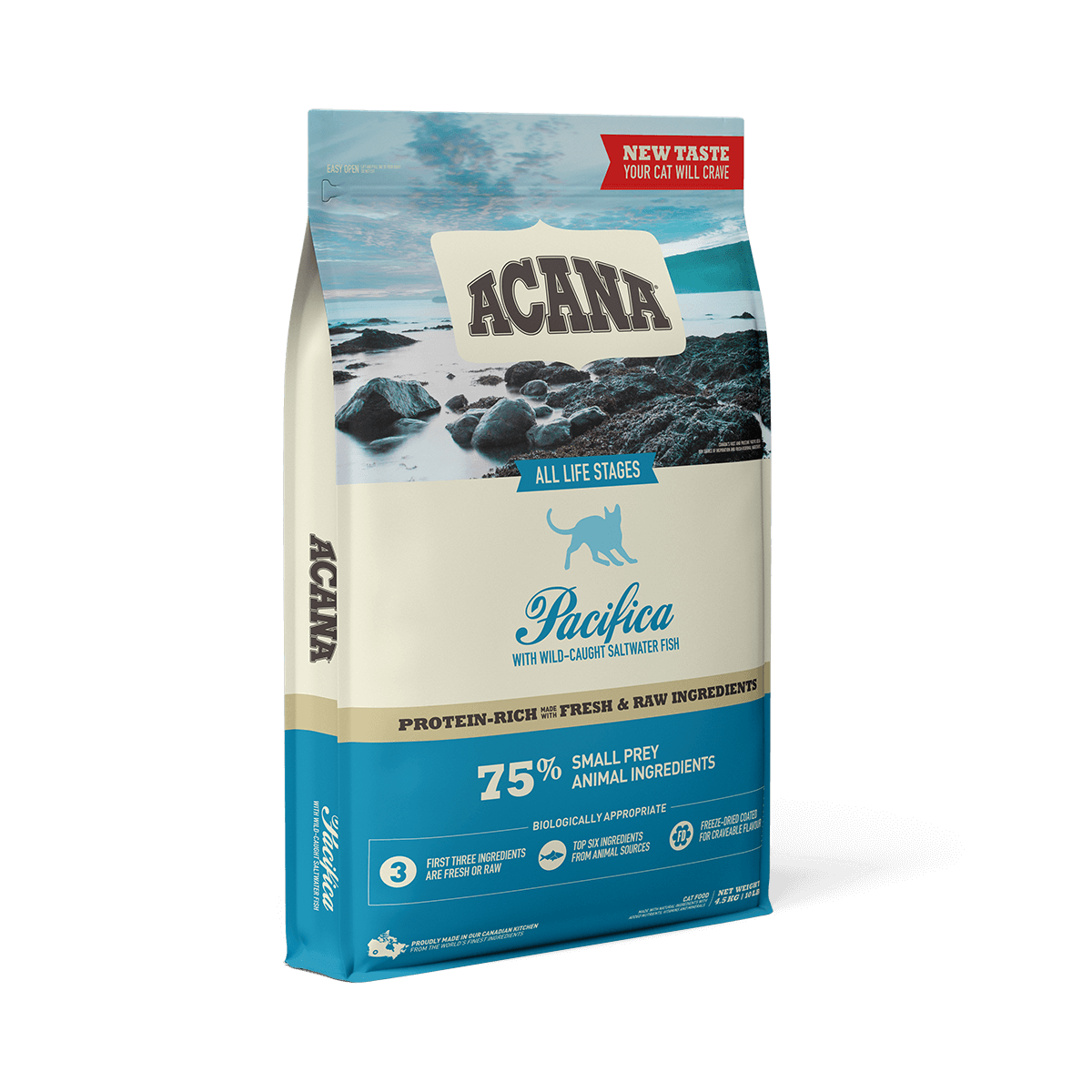 Корм для кошек всех пород и всех стадий Acana Pacifica cat Корм ​​4,5 кг (1237)